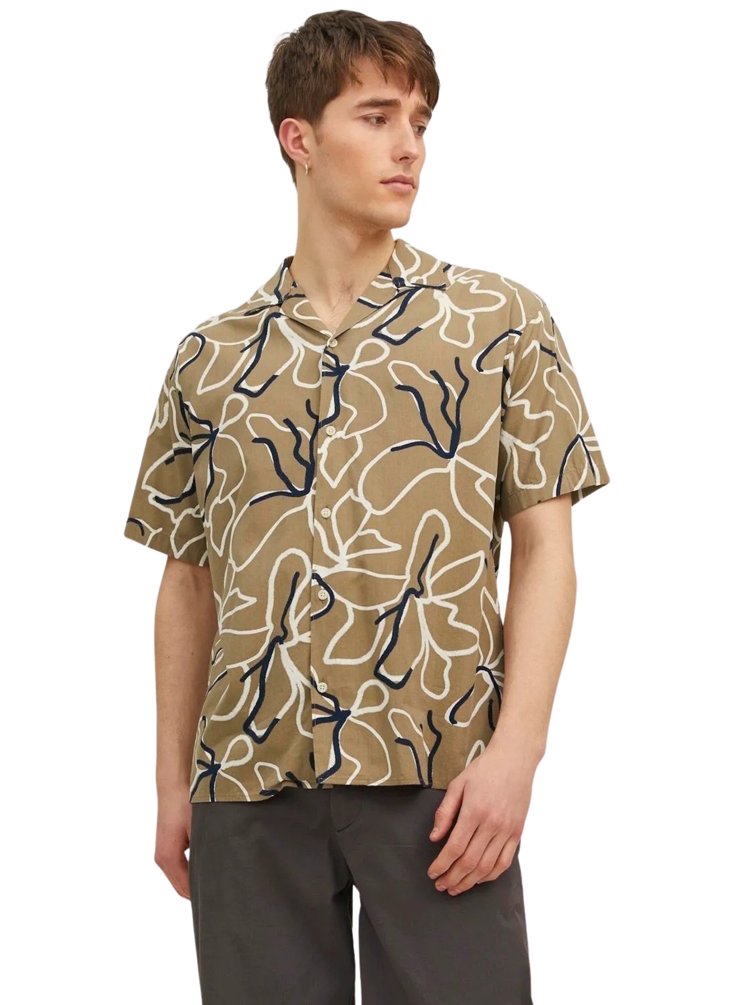 Fit confort Chemise 'JPRBLADREW' JACK & JONES en vert : devant