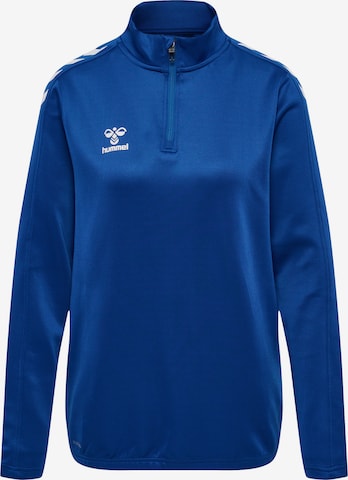 Hummel - Sweatshirt de desporto em azul: frente