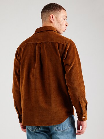 JACK & JONES Comfort fit Overhemd in Bruin