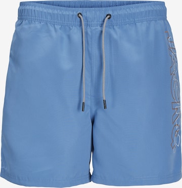 Maillot de bain 'Fiji' Jack & Jones Junior en bleu : devant