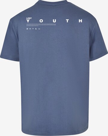 Lost Youth T-Shirt 'Dove' in Blau