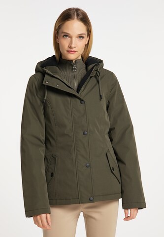 DreiMaster Klassik Weatherproof jacket in Green: front