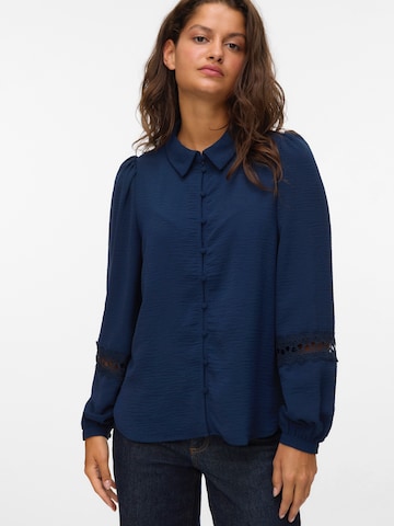 VERO MODA Pusero 'VMALVA' värissä sininen: etupuoli