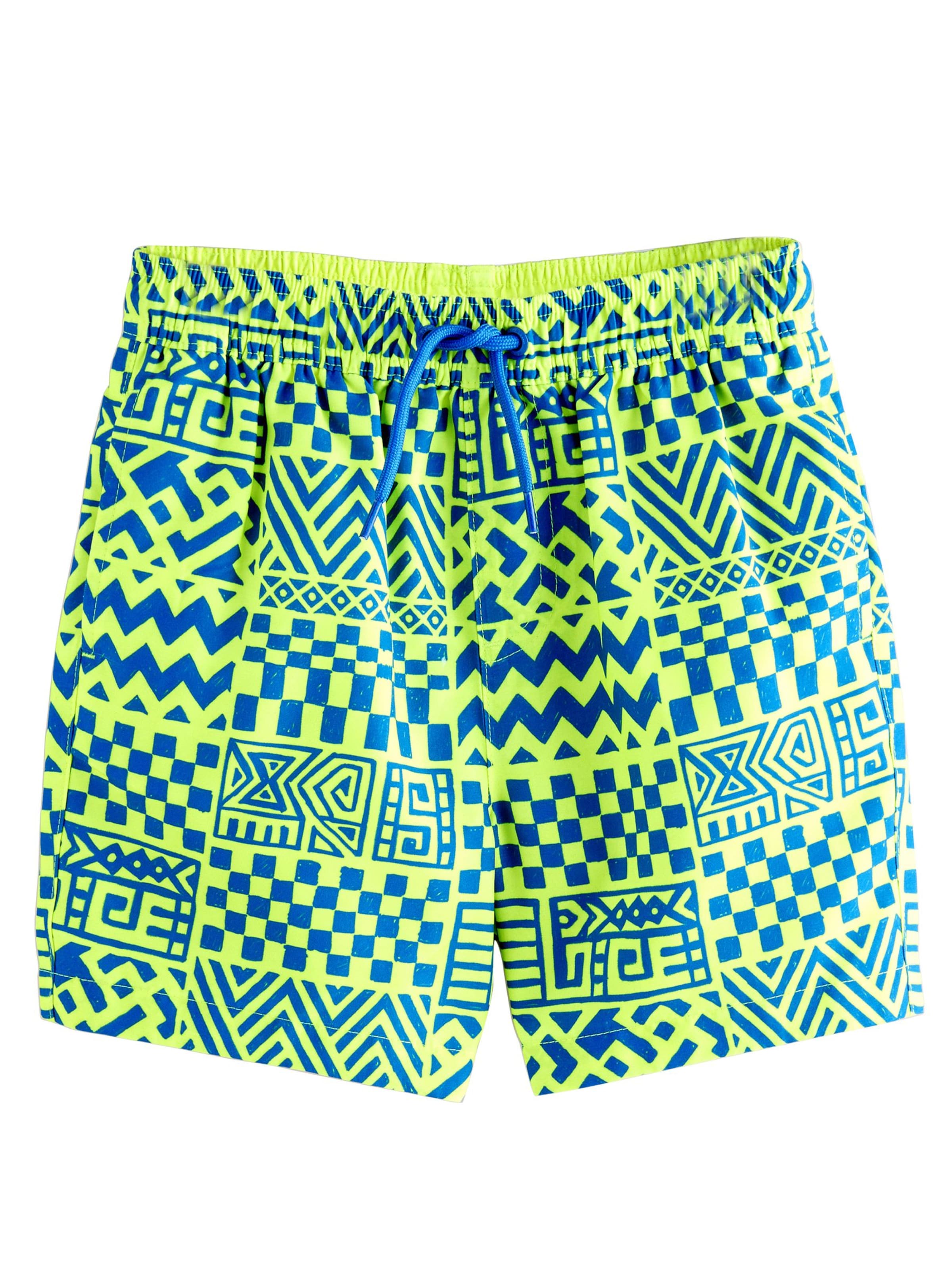 Next Badeshorts mit Print Regular Fit in Blau: Vorderseite