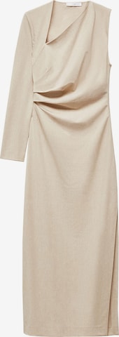 MANGO Jurk 'Ambra' in Beige: voorkant