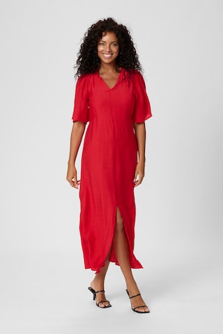 Kaffe Kleid 'Kateri' in Rot: Vorderseite