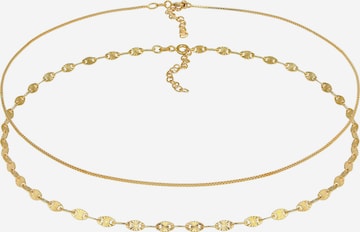 ELLI Halsband 'Valentino' i guld: framsida
