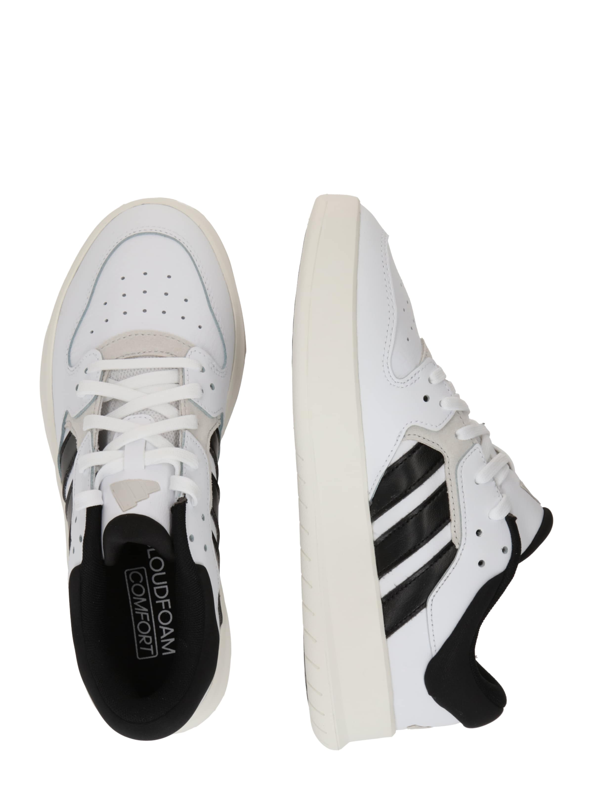 balts ADIDAS ORIGINALS Zemie brīvā laika apavi 'Court 24'