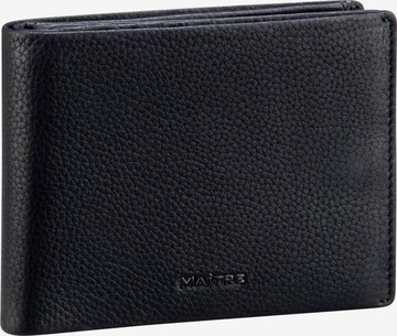 Maître Wallet in Black: front