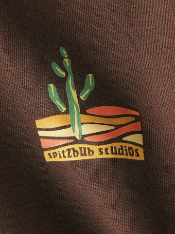 SPITZBUB Shirt in Braun