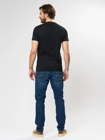 Coupe regular T-Shirt 'Texas' MCS en noir