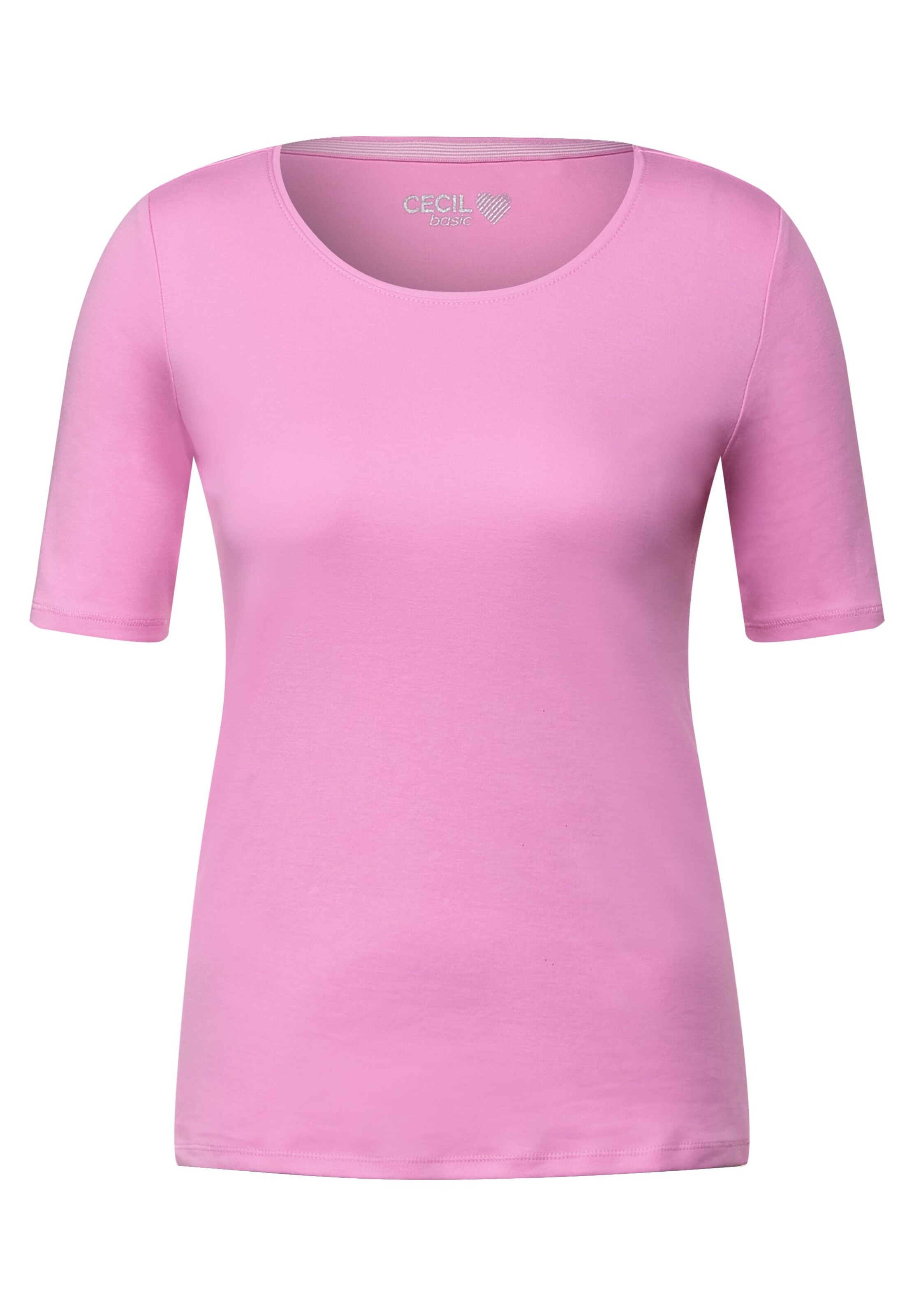 CECIL Kurzarmshirt in Pink: Vorderseite
