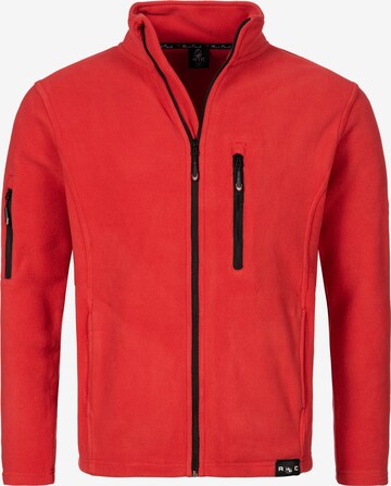 Rock Creek Fleecejacke in Rot: predná strana