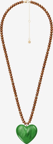 FOSSIL Necklace in Brown: front