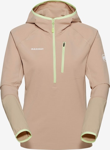 MAMMUT Sportsweatshirt in Beige: Vorderseite