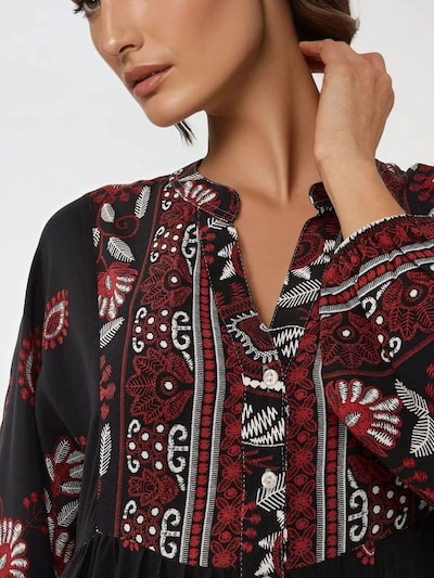 Abito Hiccup di colore rosso / nero / bianco, Visualizzazione prodotti