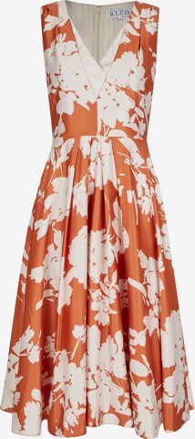 KLEO Cocktail Dress in Orange: front