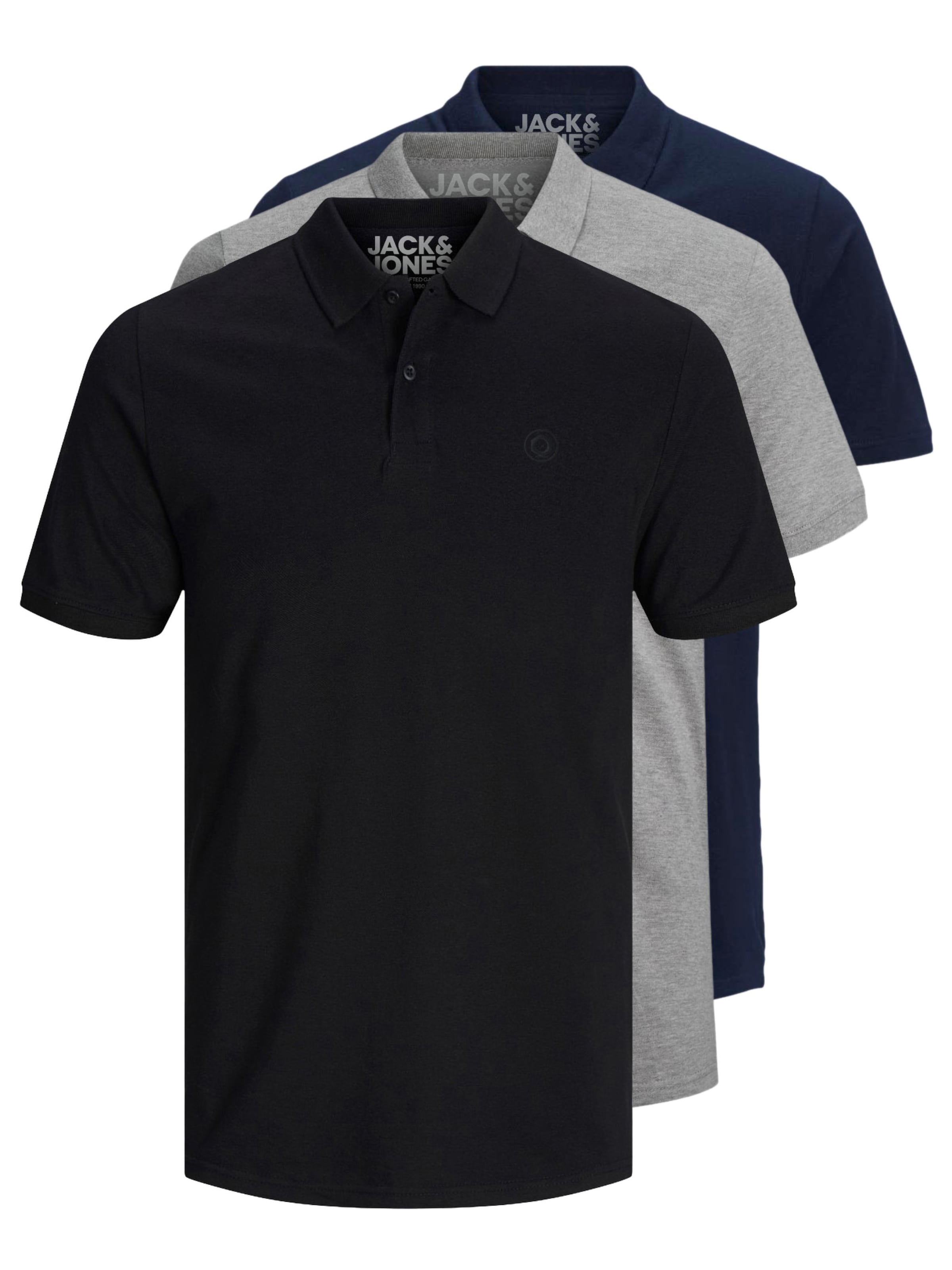 JACK & JONES Poloshirt 'JJBasic' in Blau: Vorderseite