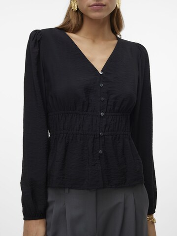Chemisier 'SOFIA' VERO MODA en noir
