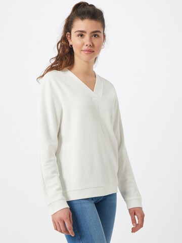 s.Oliver Sweatshirt in Wit: voorkant