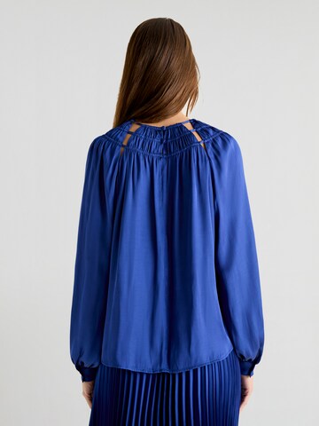 Scalpers Blouse 'Saten' in Blauw