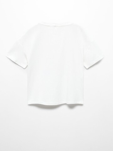 T-Shirt 'SANDY' MANGO KIDS en blanc