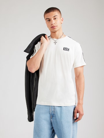 EA7 Emporio Armani Футболка в Бежевый: спереди