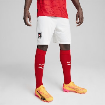 PUMA Regular Sportbroek 'Österreich Replica' in Wit: voorkant