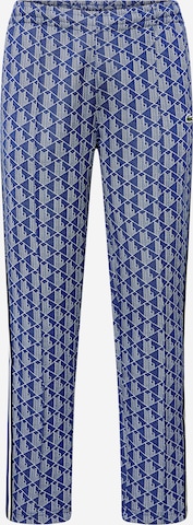 LACOSTE Regular Broek in Blauw: voorkant