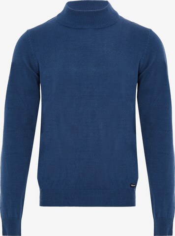 Pull-over Threadbare en bleu : devant