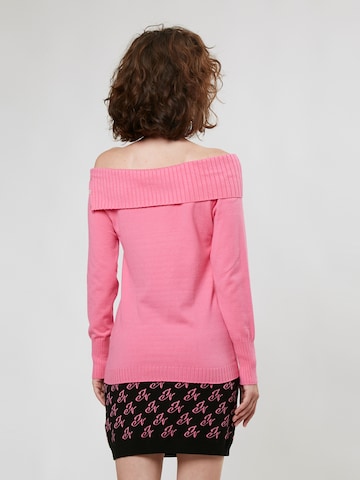 Influencer Pullover i pink