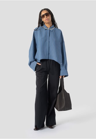 Elias Rumelis Wide leg Pantalon 'Jeanine' in Zwart