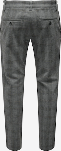 Regular Pantalon chino 'MARK' Only & Sons en gris