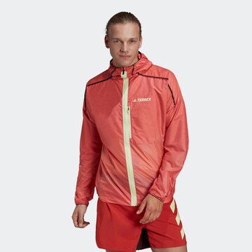 ADIDAS TERREX Kurtka outdoor 'TERREX Agravic' w kolorze pomarańczowy: przód