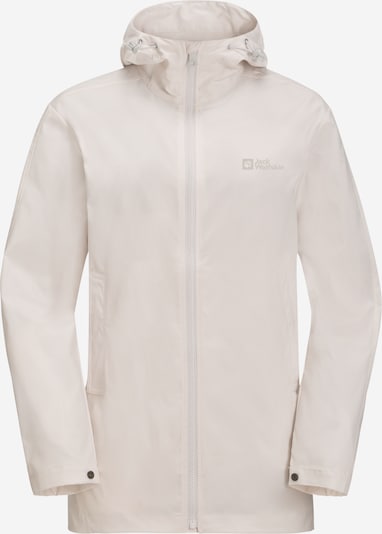 JACK WOLFSKIN Outdoorjas 'DESERT WIND' in de kleur Crème / Lichtgrijs, Productweergave