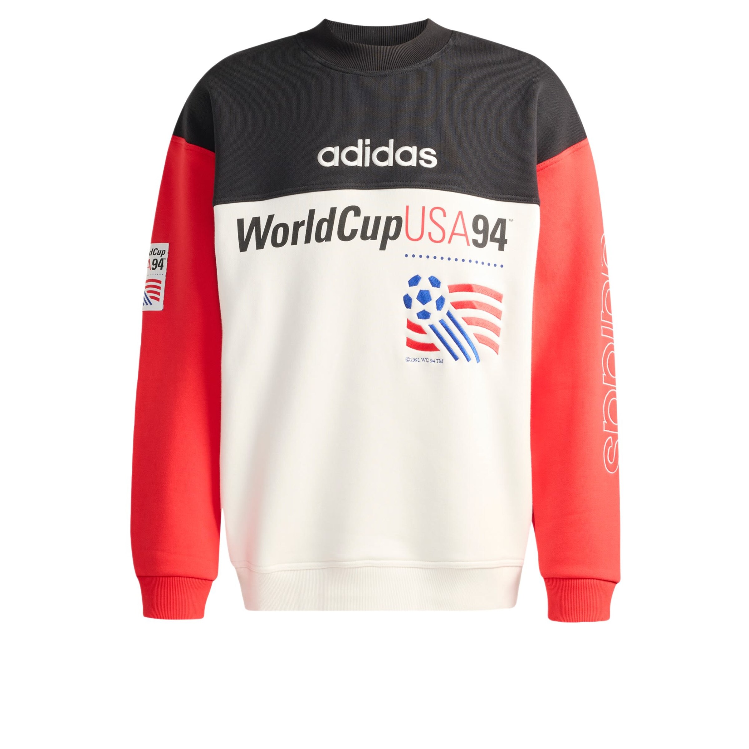 ADIDAS PERFORMANCE Athletic Sweatshirt in Red / Black / White, Item view