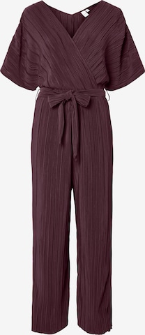 YAS Jumpsuit 'YASOLINDA' i lilla: forside