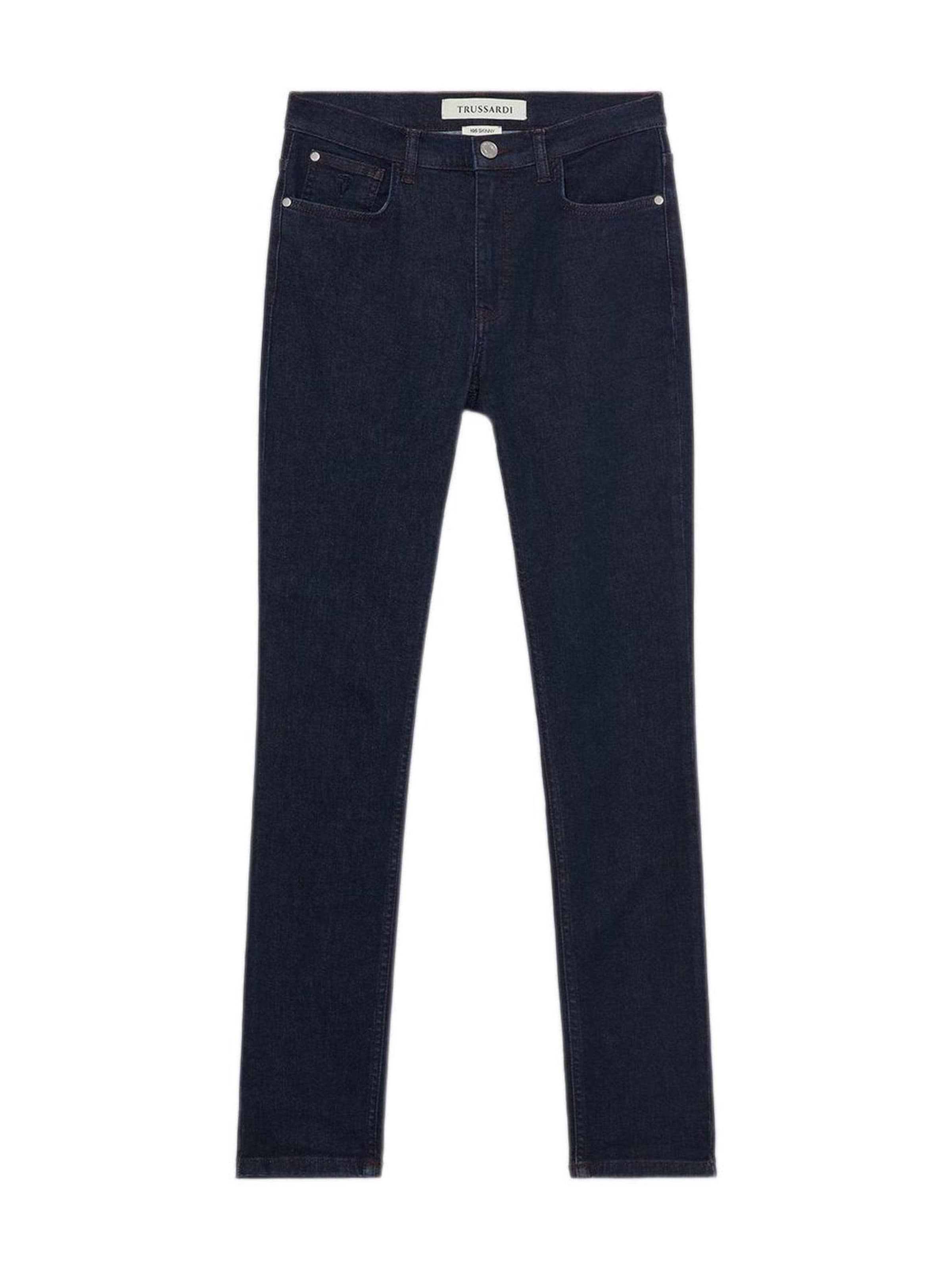 Trussardi Skinny Jeans in Blauw: voorkant