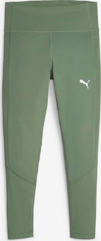 PUMA - Skinny Calças de desporto 'EVOSTRIPE' em verde: frente