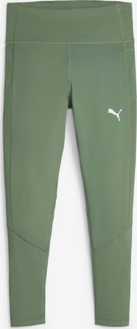 Skinny Pantalon de sport 'EVOSTRIPE' PUMA en vert : devant