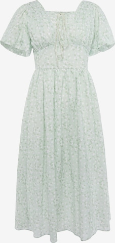 Usha - Vestido en verde: frente