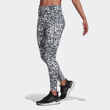 ADIDAS SPORTSWEAR Skinny Sportbroek in Grijs: voorkant