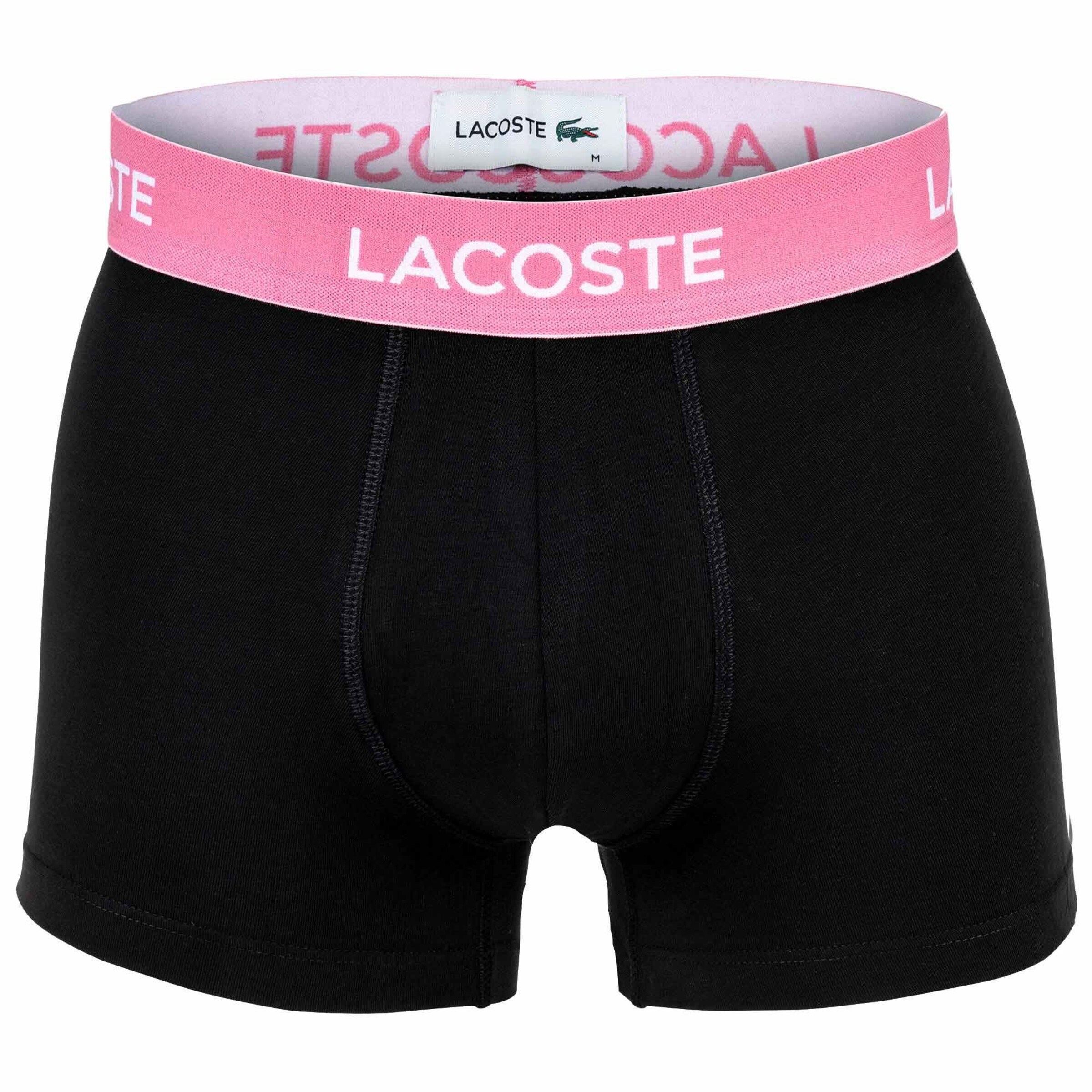 LACOSTE Boxeralsók - fekete