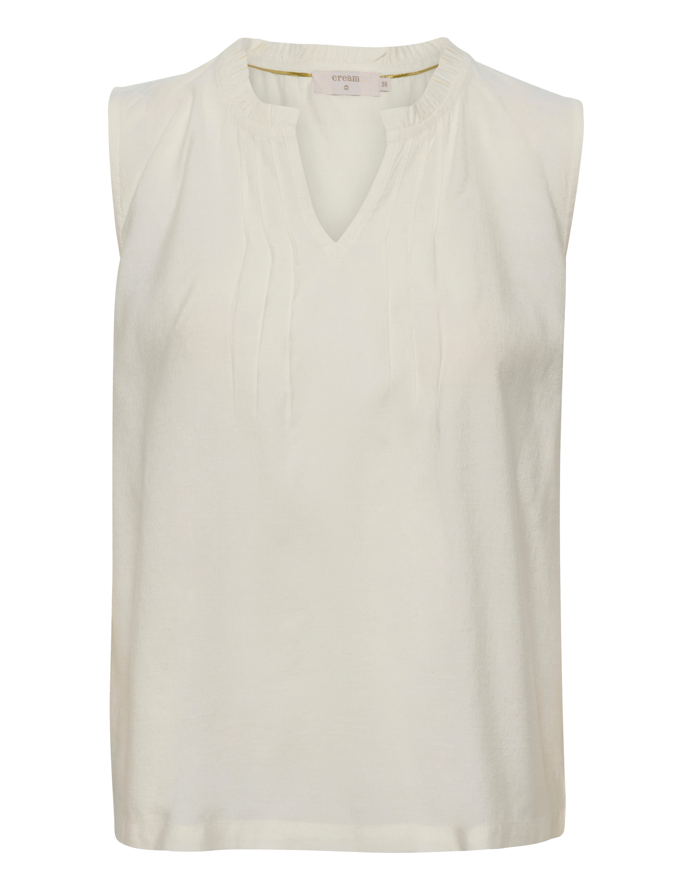 Cream Bluse 'Liselin' i hvid: forside