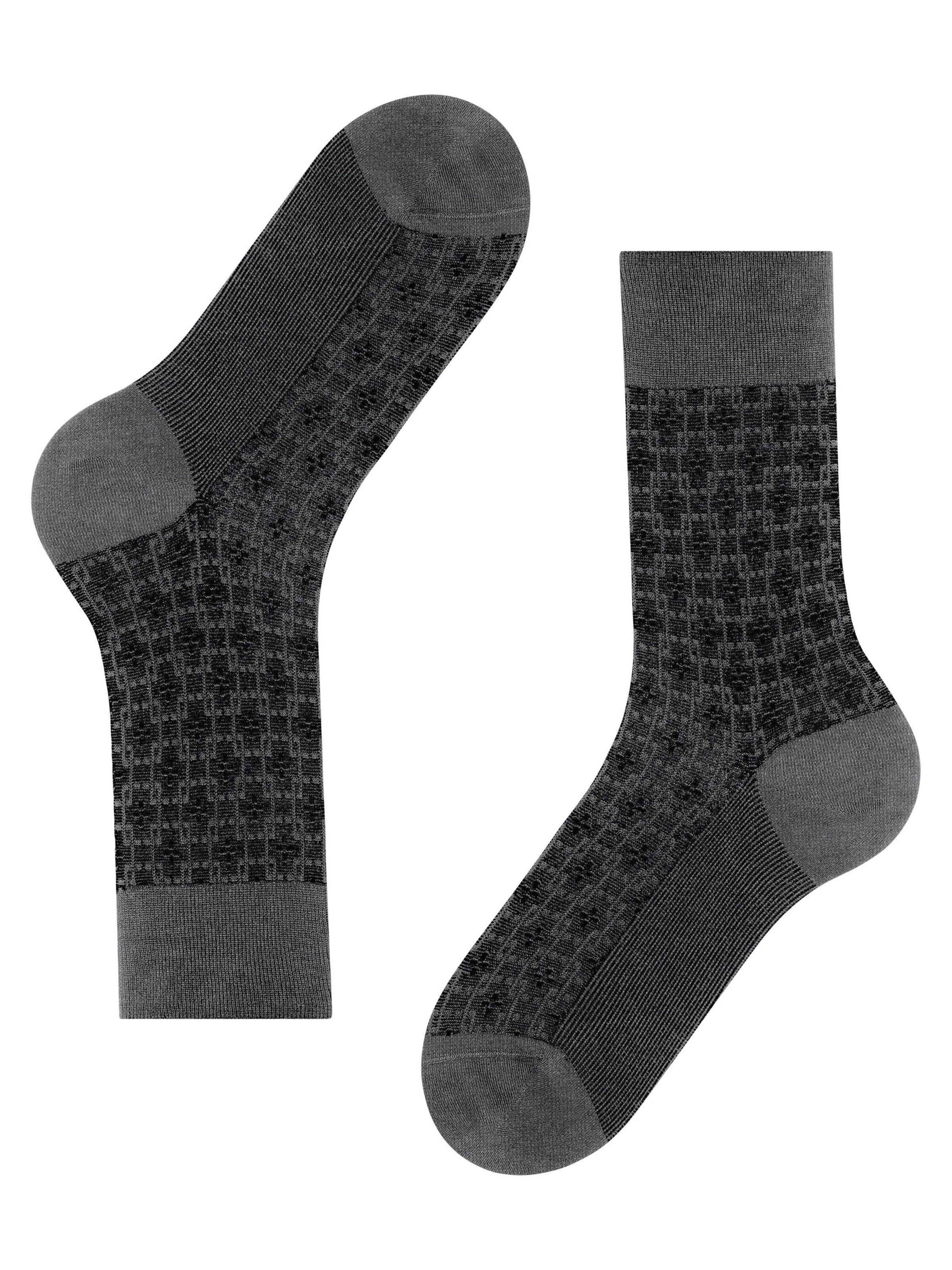 FALKE Socks 'Artwork Tie' in Grey