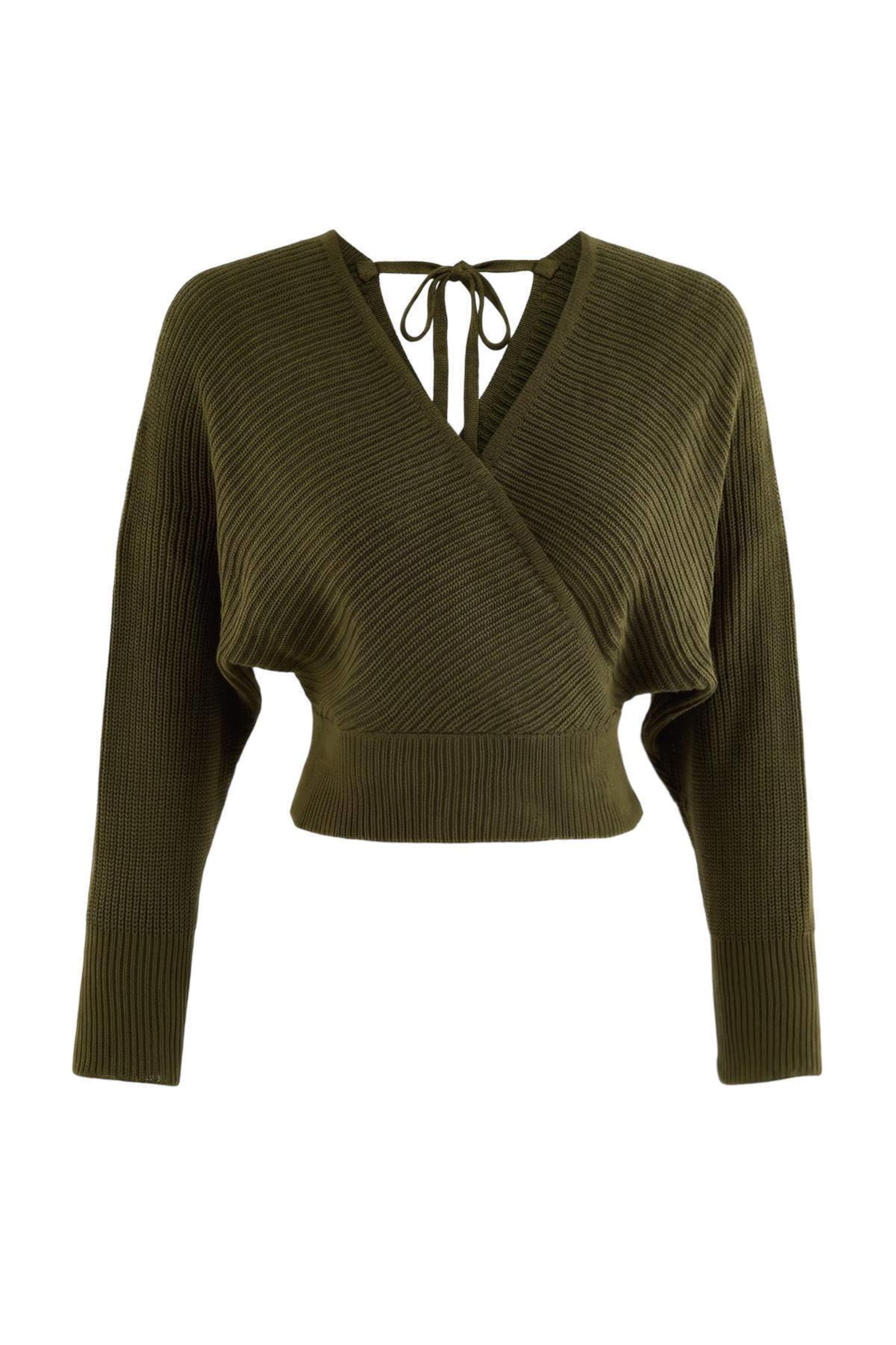 Trendyol Pulover | zelena barva: sprednja stran