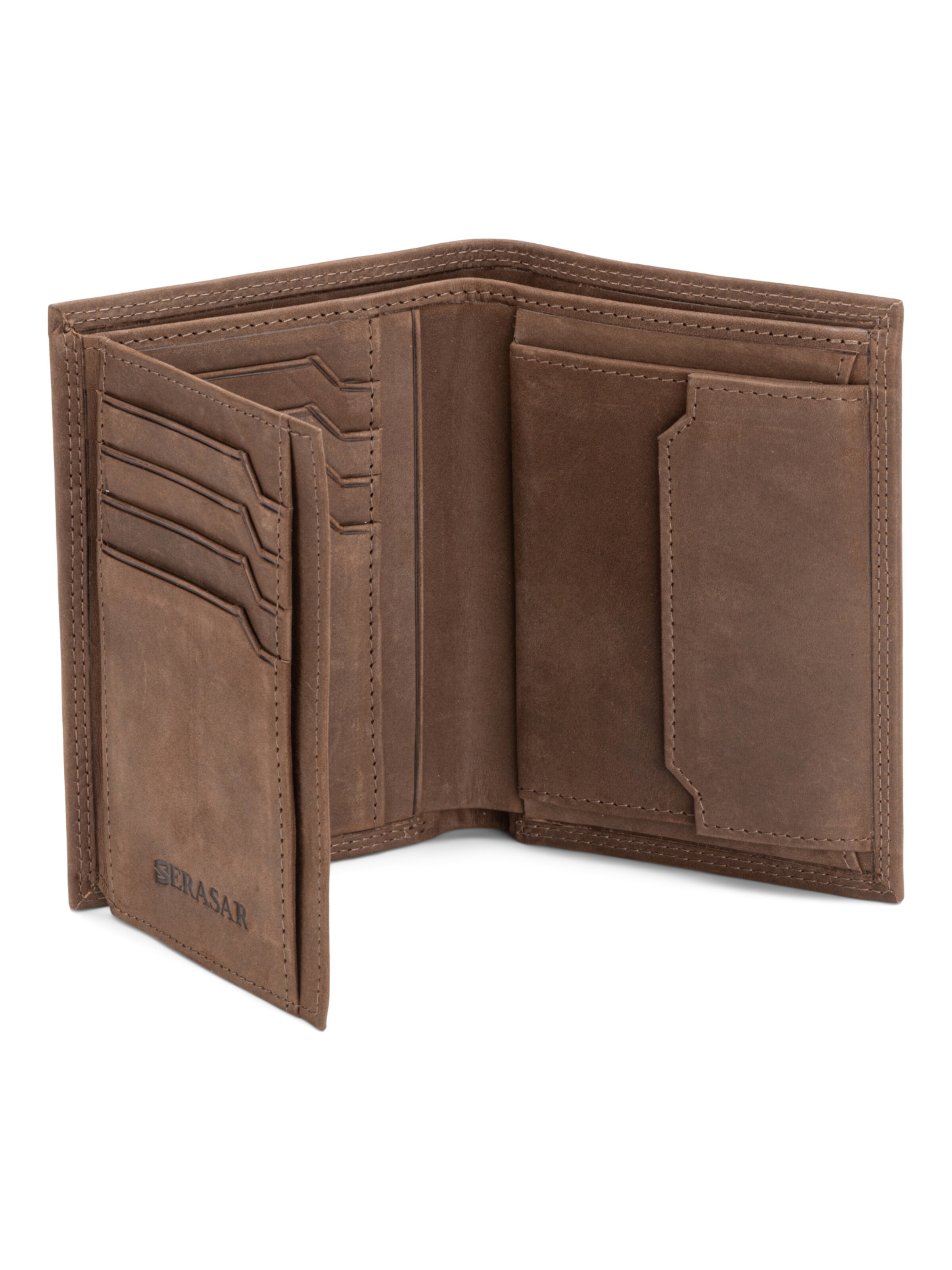 SERASAR Wallet 'Vintage' in Brown
