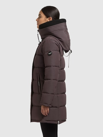 khujo Wintermantel 'Kelsi' in Braun