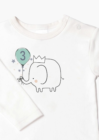 LILIPUT Langarmshirt 'Elefant 3' in Weiß