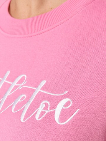 Threadbare Sweatshirt 'Mistletoe' in Pink